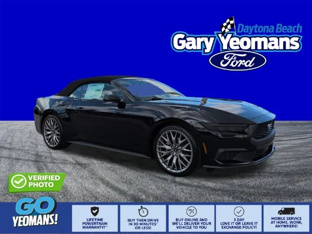 New 2026 Shadow Black Ford EcoBoost® Premium Convertible image 1