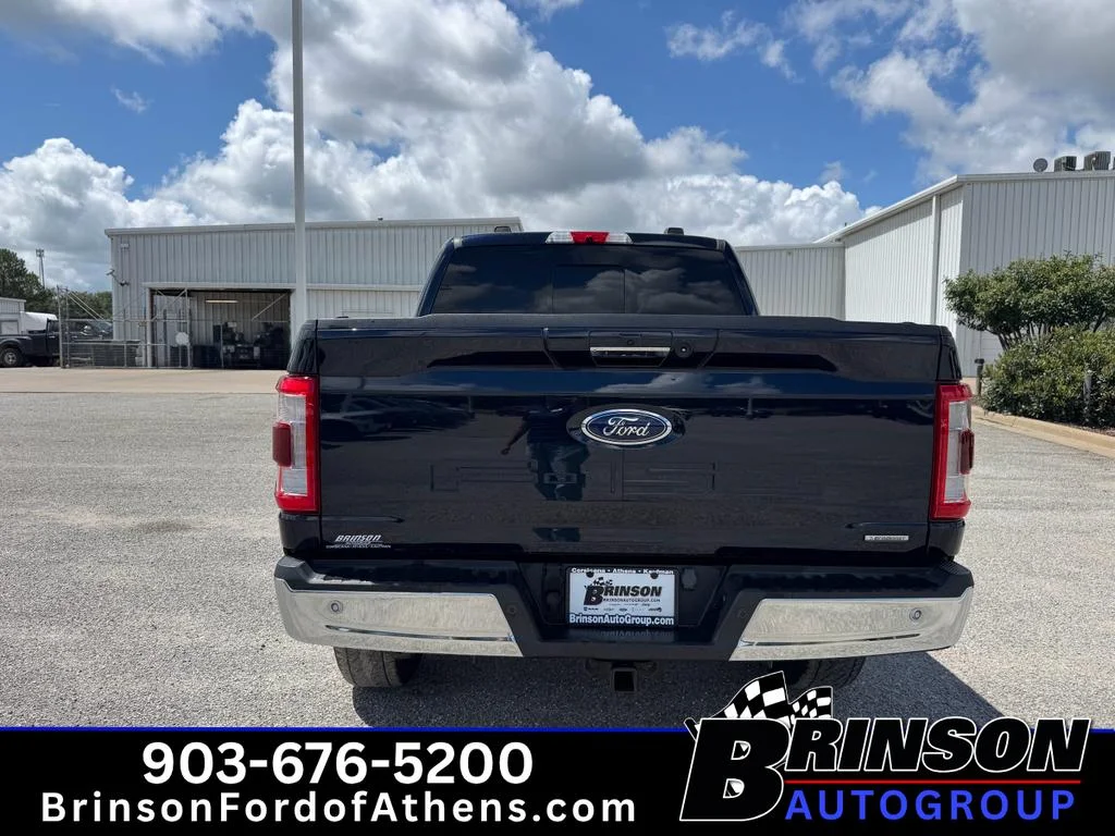 Used 2021 Antimatter Blue Metallic Ford LARIAT image 6