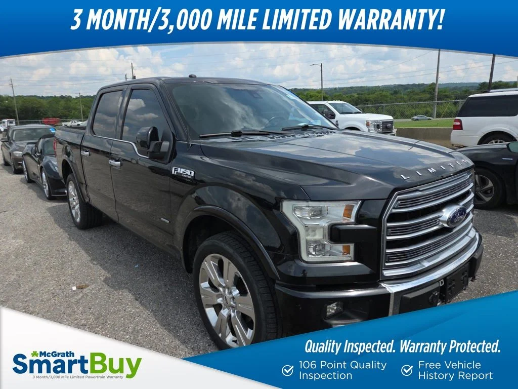 Used 2017 Black Ford Limited image 1