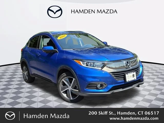 Used 2022 Blue Honda AWD EX image 1
