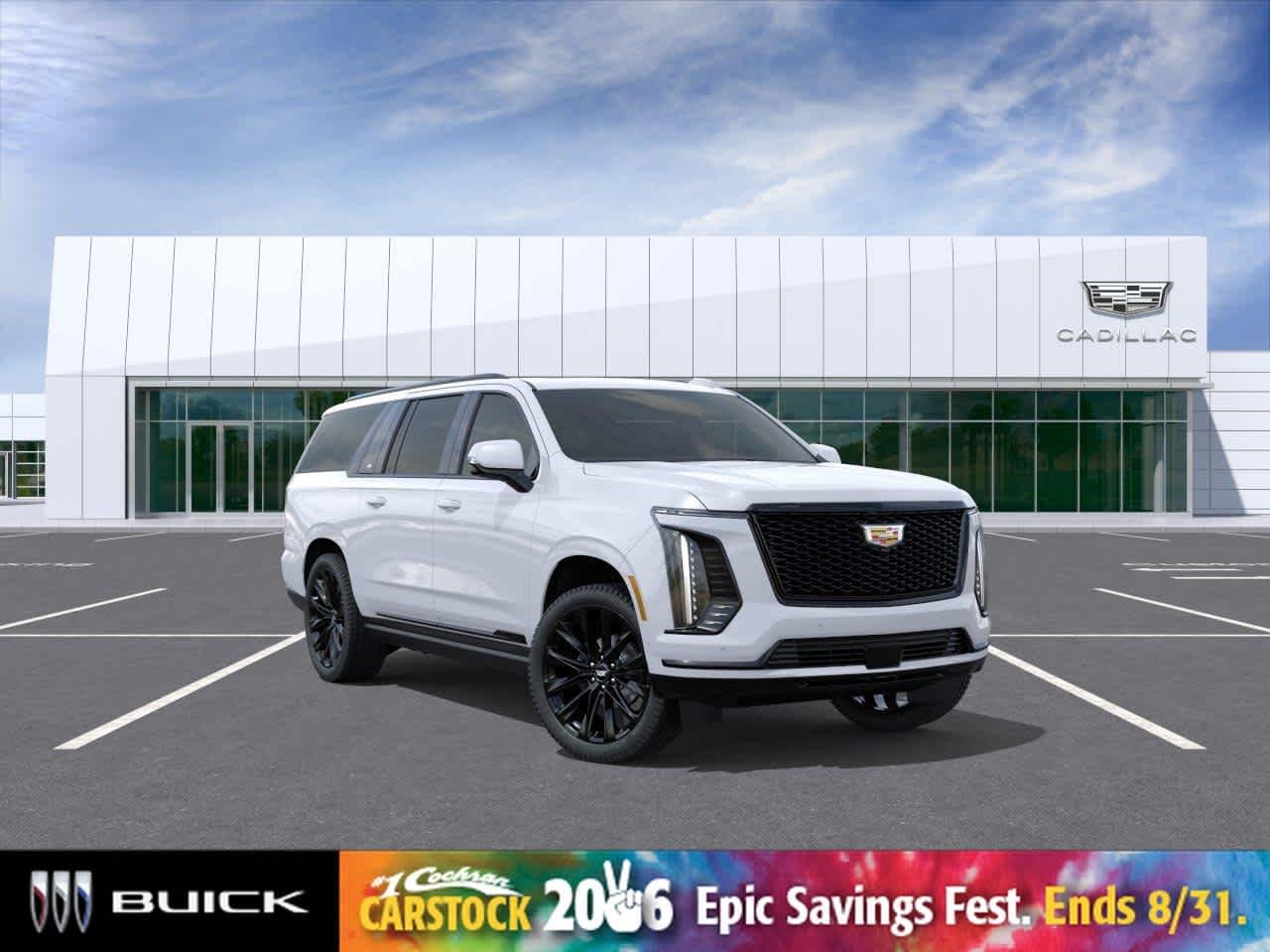 Vibrant White Tricoat 2026 Cadillac Escalade ESV SUV / Crossover Four-Wheel Drive 