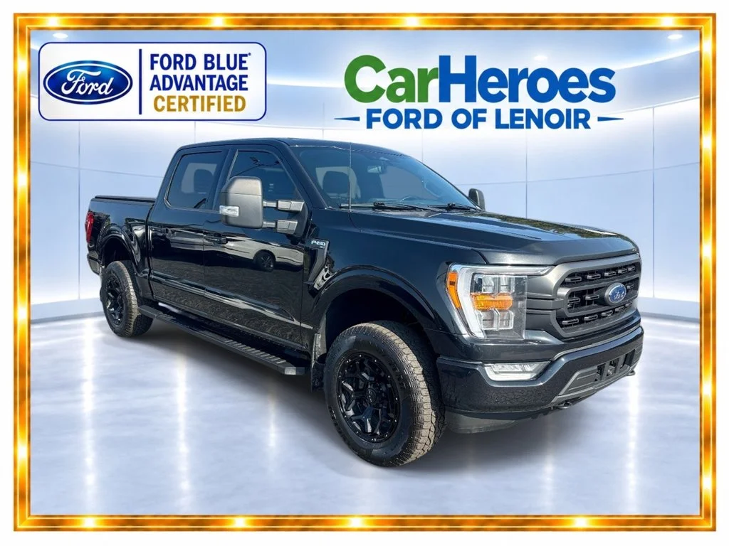 Certified Used 2023 Agate Black Metallic Ford XLT image 1