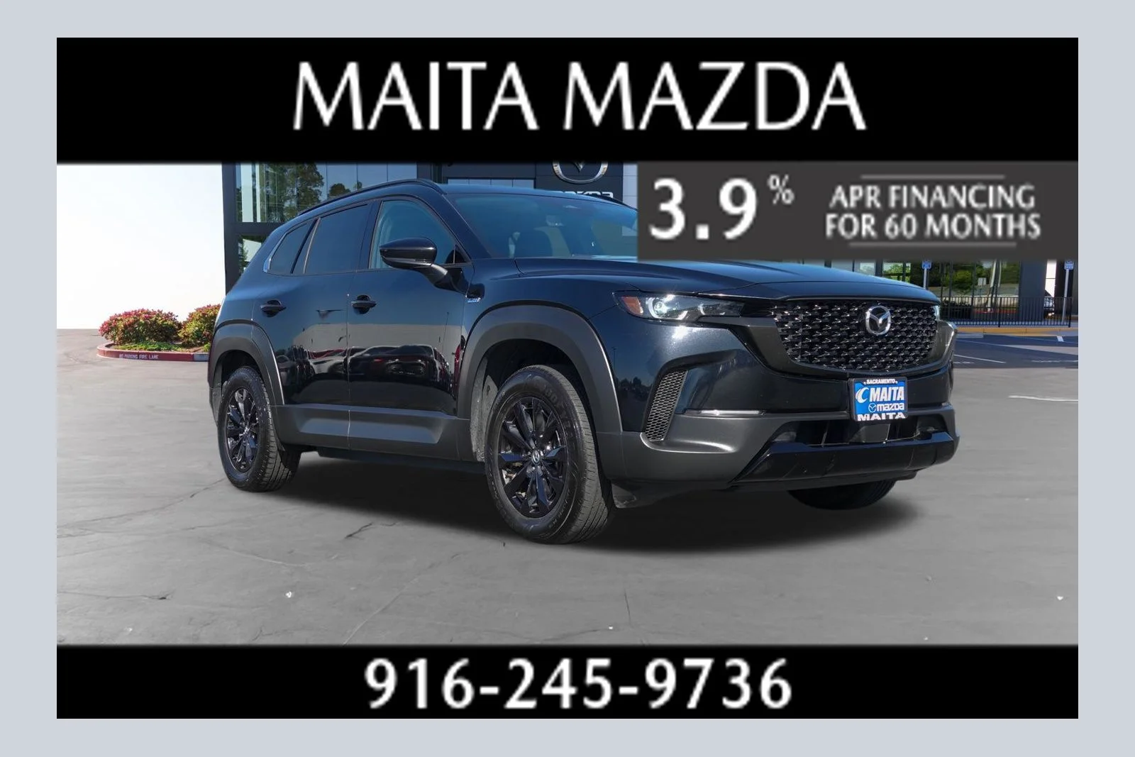 Certified Used 2025 Jet Black Mica Mazda Premium image 1