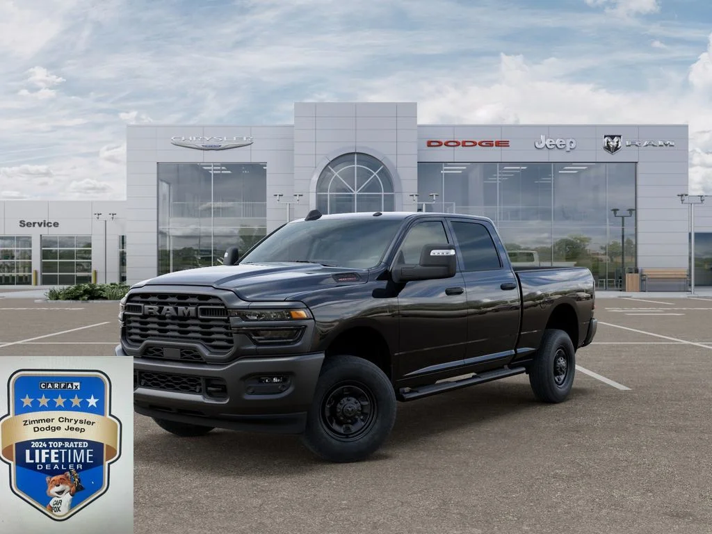 New 2026 Diamond Black Crystal Pearl-Coat Exterior Paint RAM Tradesman image 1