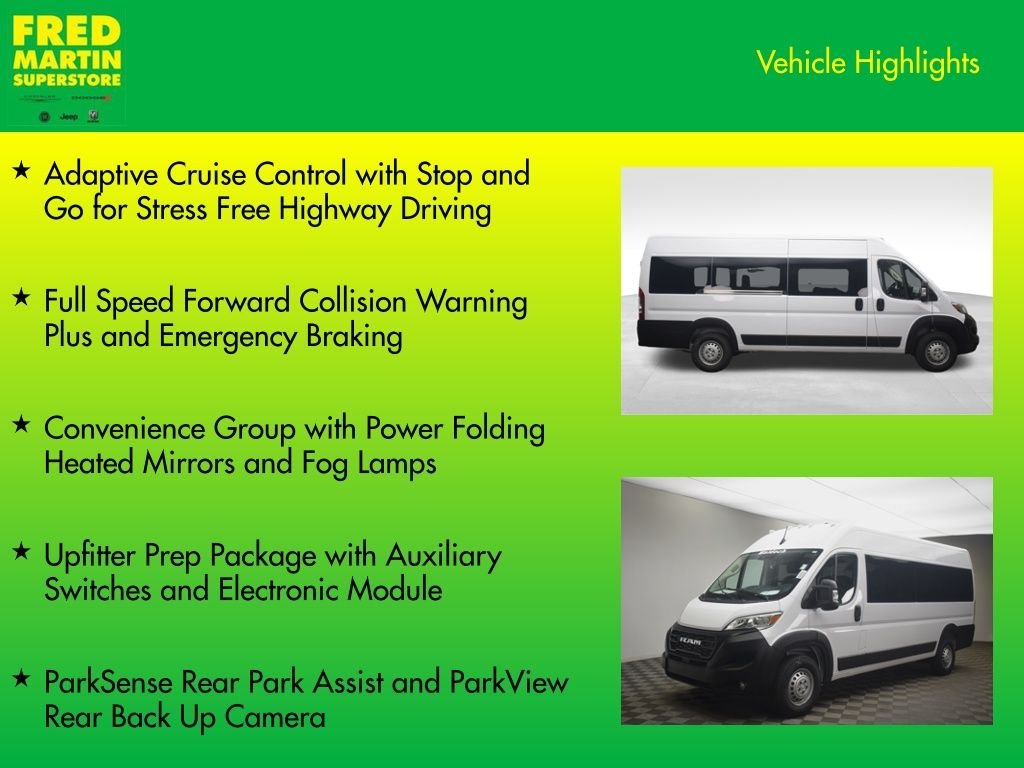 New 2026 Bright White Clear-Coat Exterior Paint RAM High Roof image 15