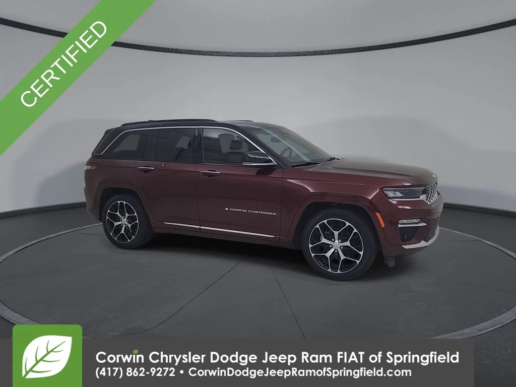 Certified Used 2025 Red Jeep Summit Reserve image 2