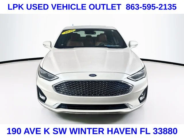 Used 2020 White Ford Titanium image 2
