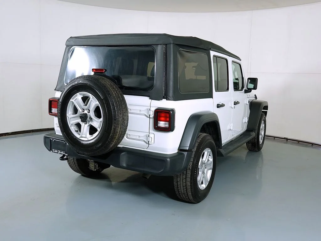 Certified Used 2020 White Jeep Unlimited Sport S image 5