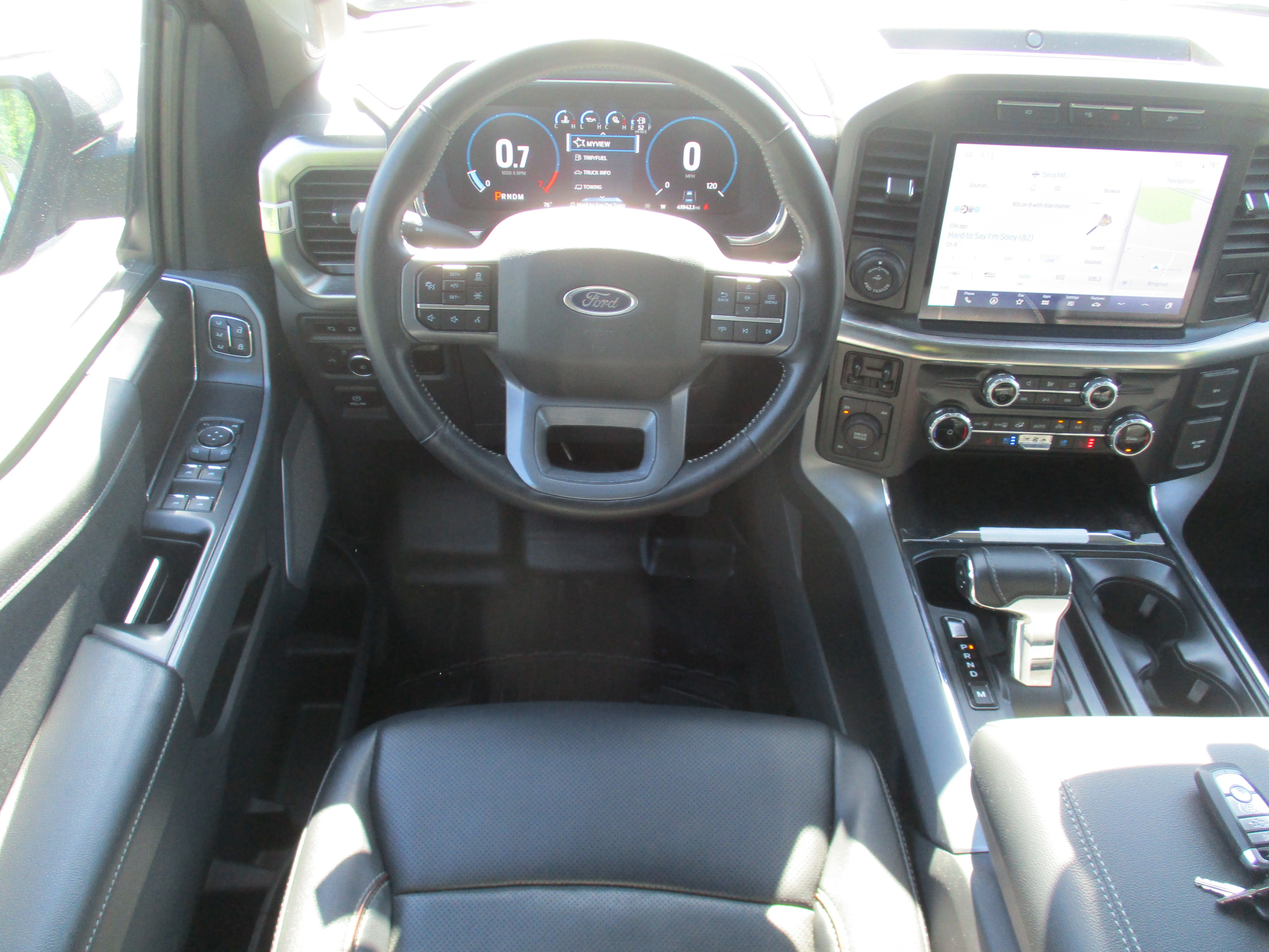 Used 2023 Azure Gray Metallic Tri-Coat Ford LARIAT image 7
