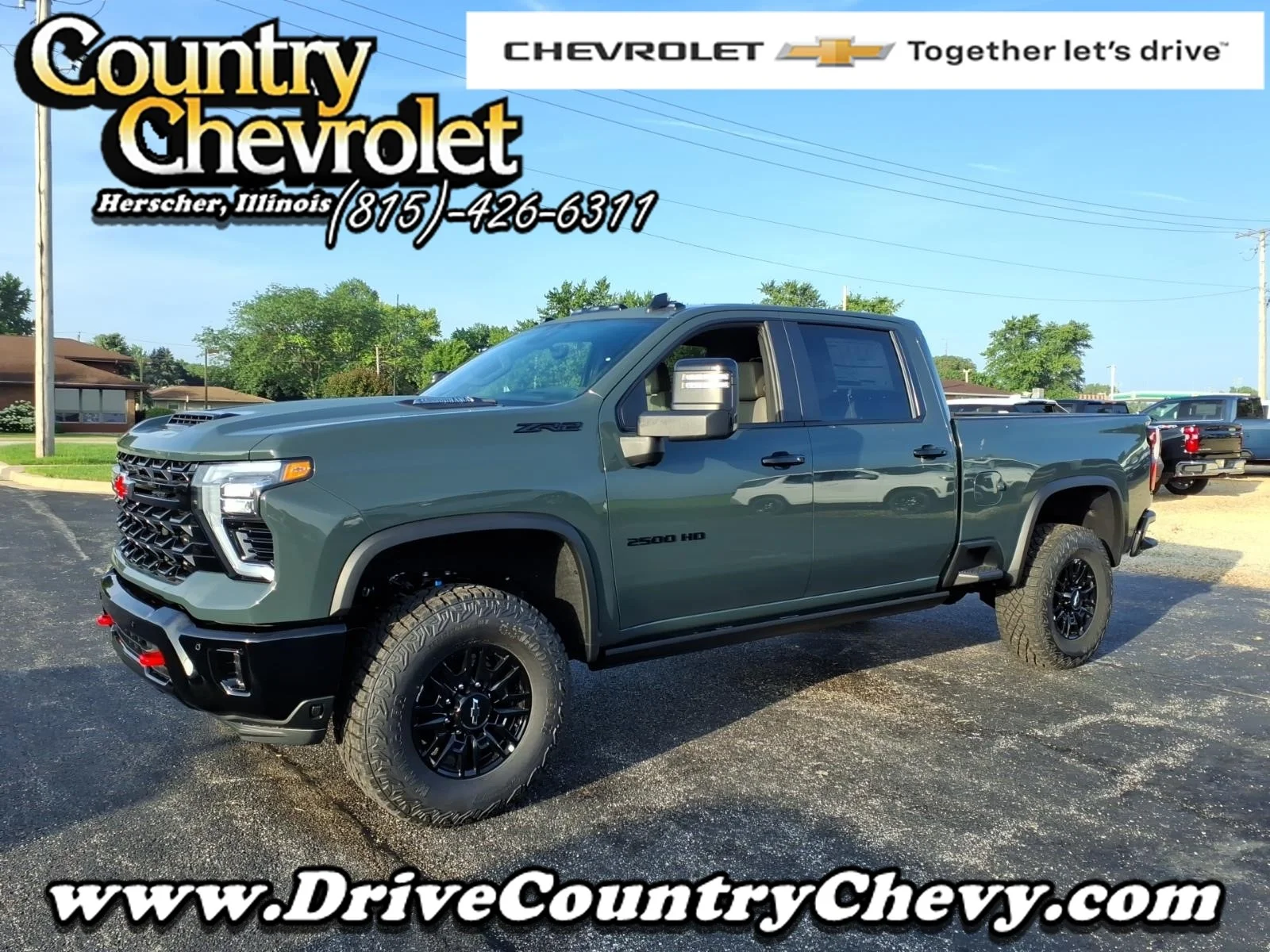 New 2026 Cypress Gray Chevrolet ZR2 image 1