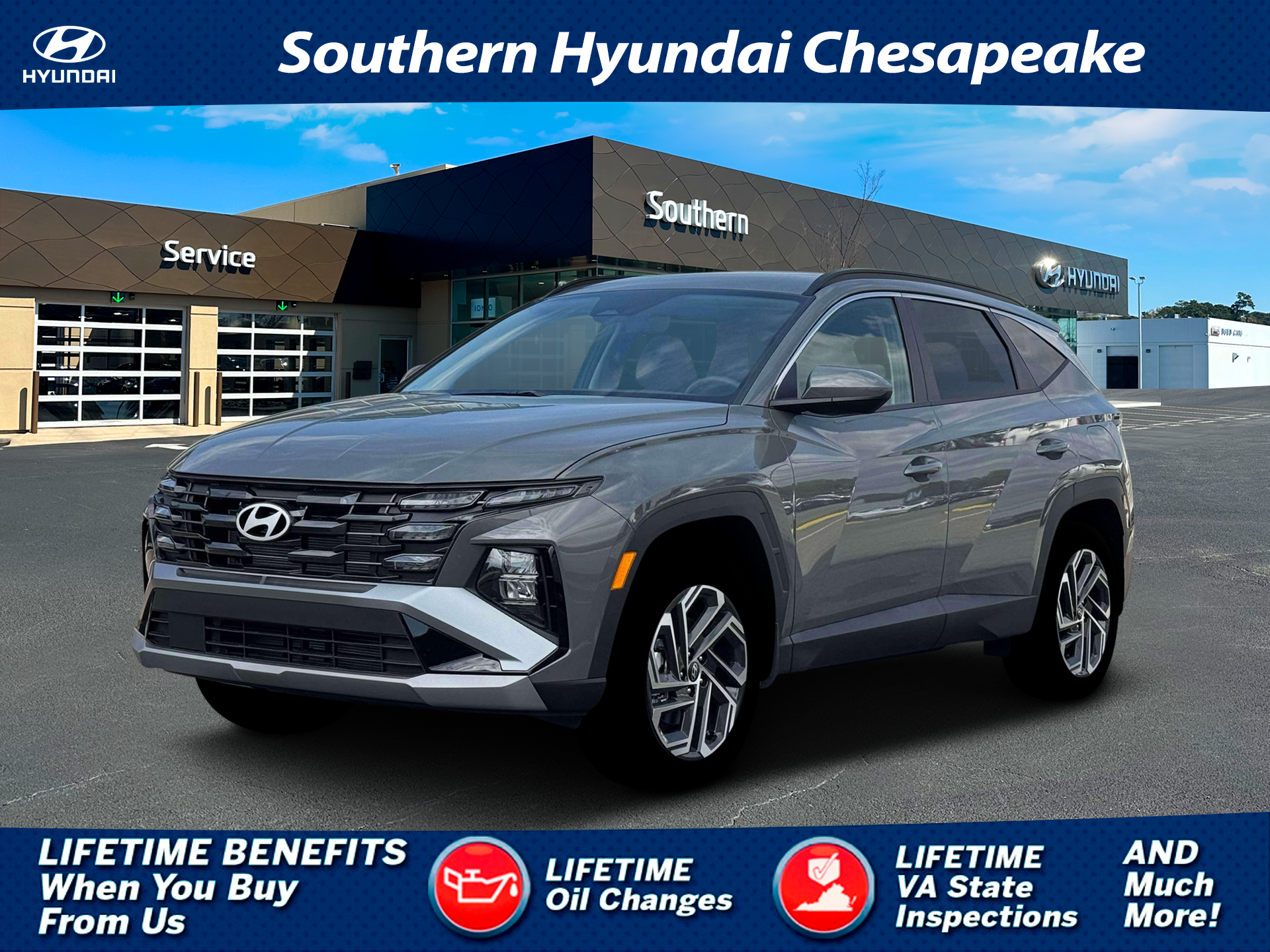 New 2026 Gray Hyundai SEL Plus AWD image 1