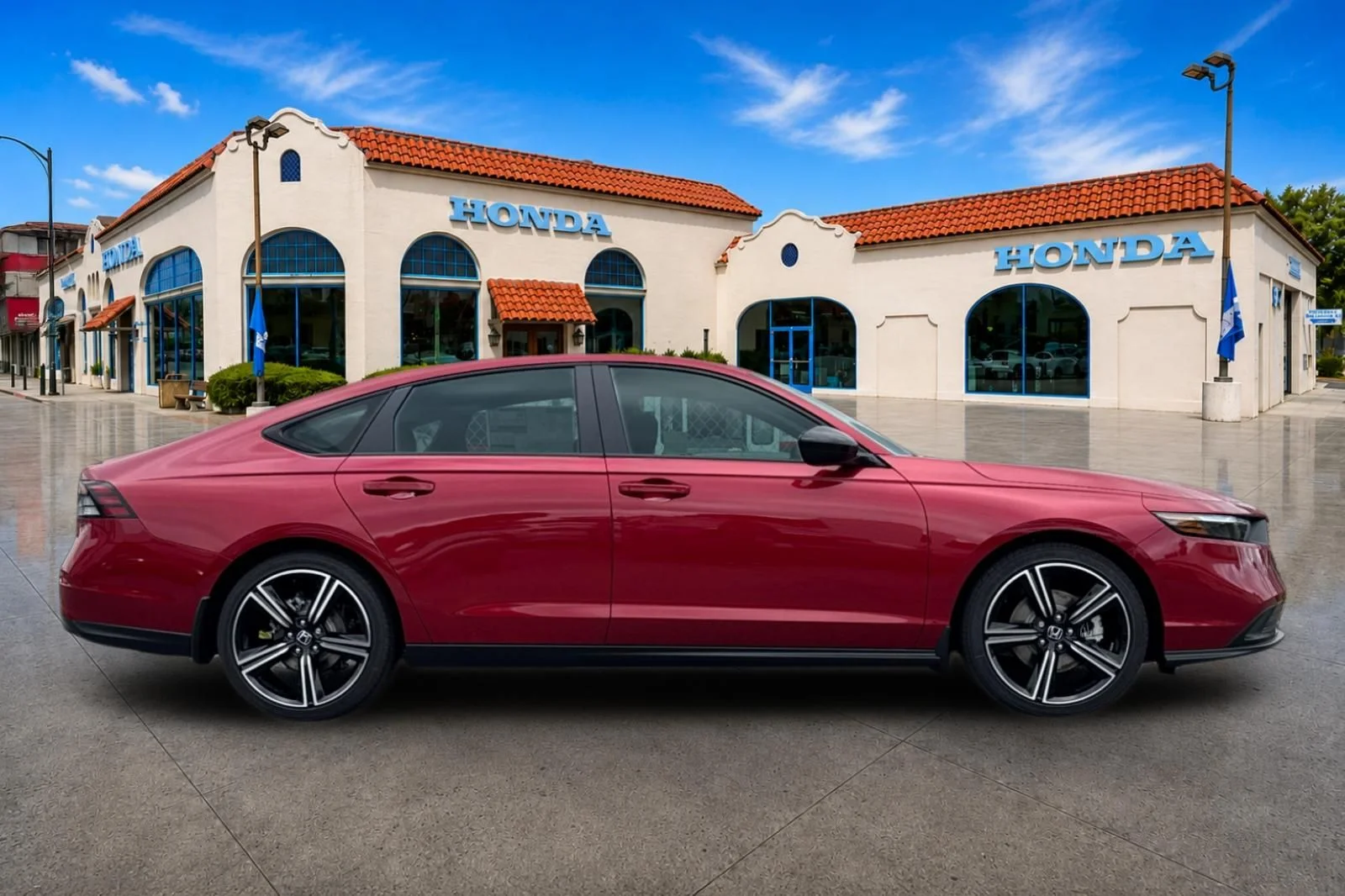 New 2026 Radiant Red Metallic Honda Sport image 3