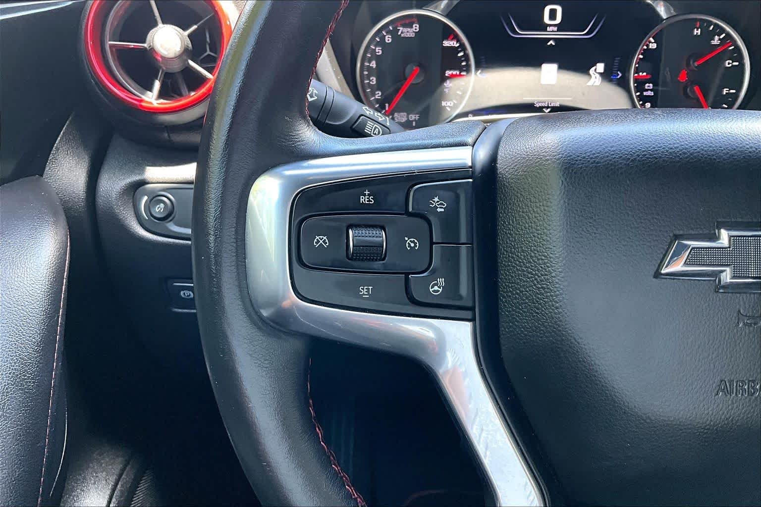 Used 2021 Bright Blue Metallic Chevrolet RS image 22