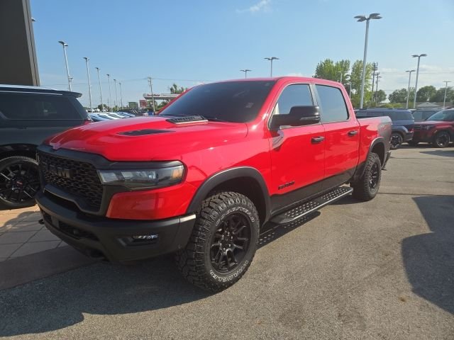 Used 2025 Flame Red Clearcoat Ram Rebel image 2