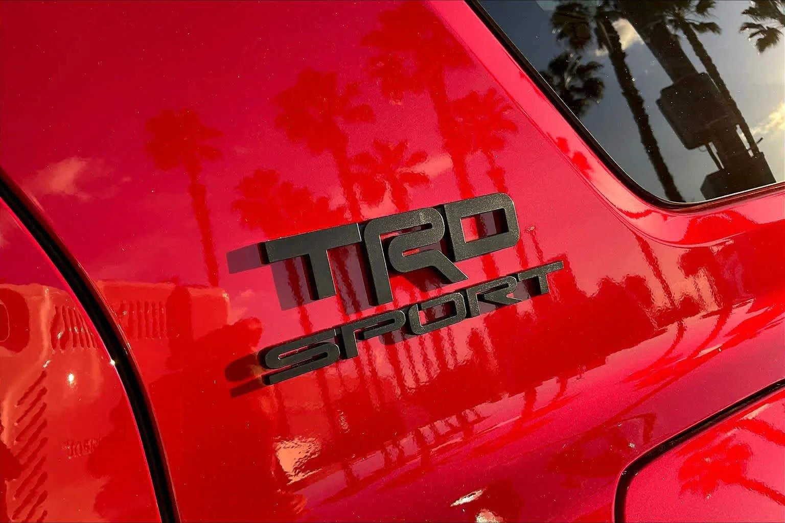 Certified Used 2025 Supersonic Red Toyota TRD Sport image 9