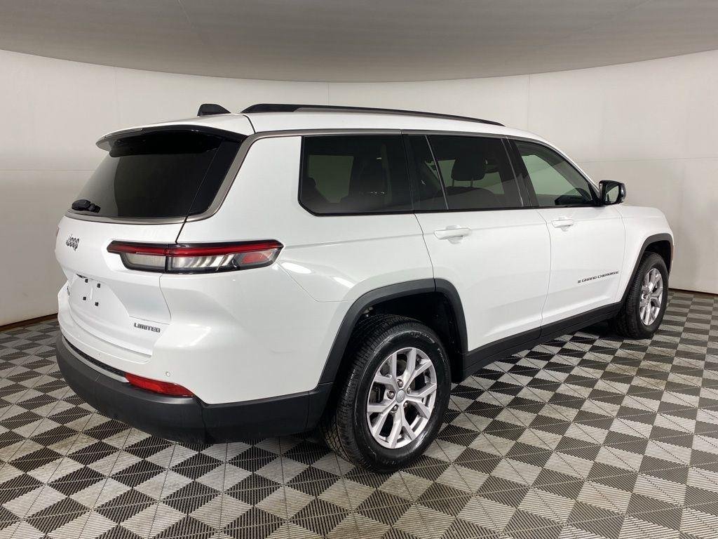 Used 2021 Bright White Clearcoat Jeep Limited image 10