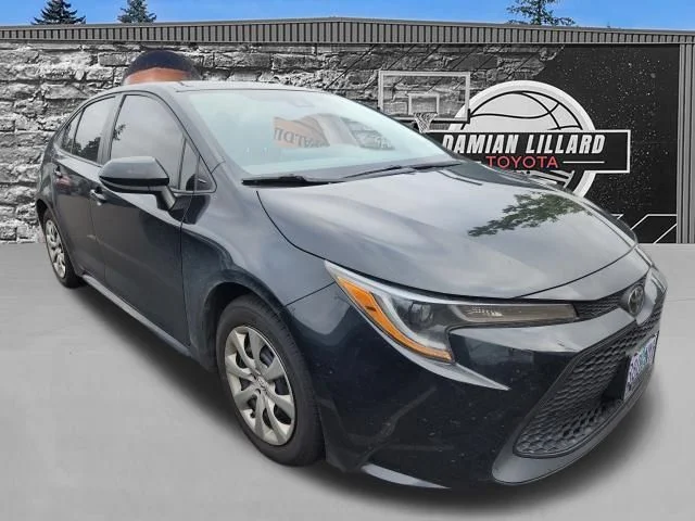 Used 2020 Black Toyota LE image 1
