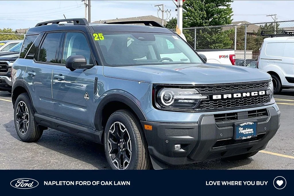 New 2025 Azure Gray Metallic Tri-Coat Ford Outer Banks® image 1