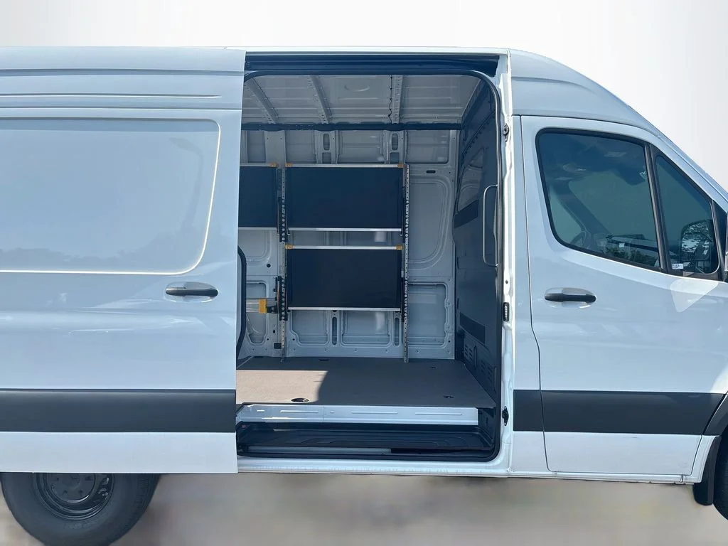 Used 2026 White Mercedes-Benz Cargo 144 WB High Roof w/ Ranger Shelving image 9