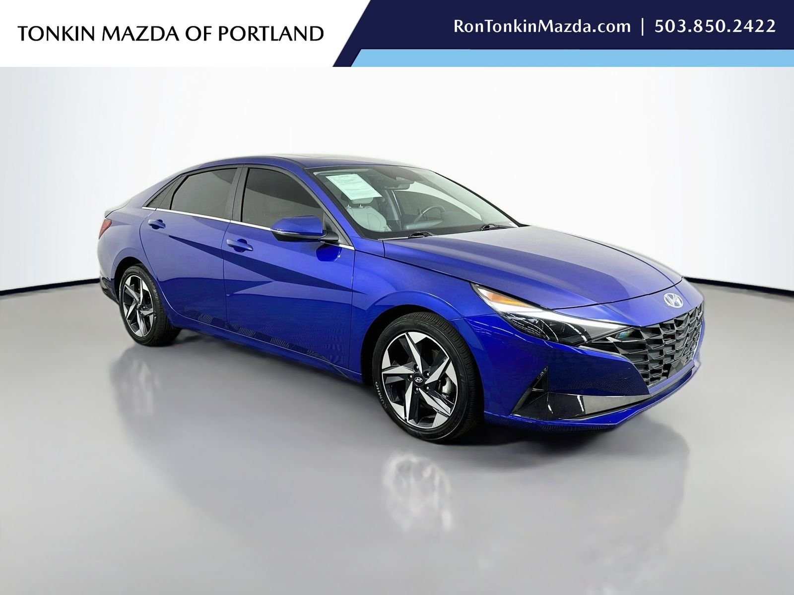Used 2023 Intense Blue Hyundai Limited image 1