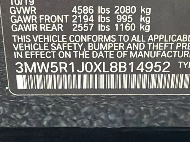 Used 2020 Black BMW 330i image 32