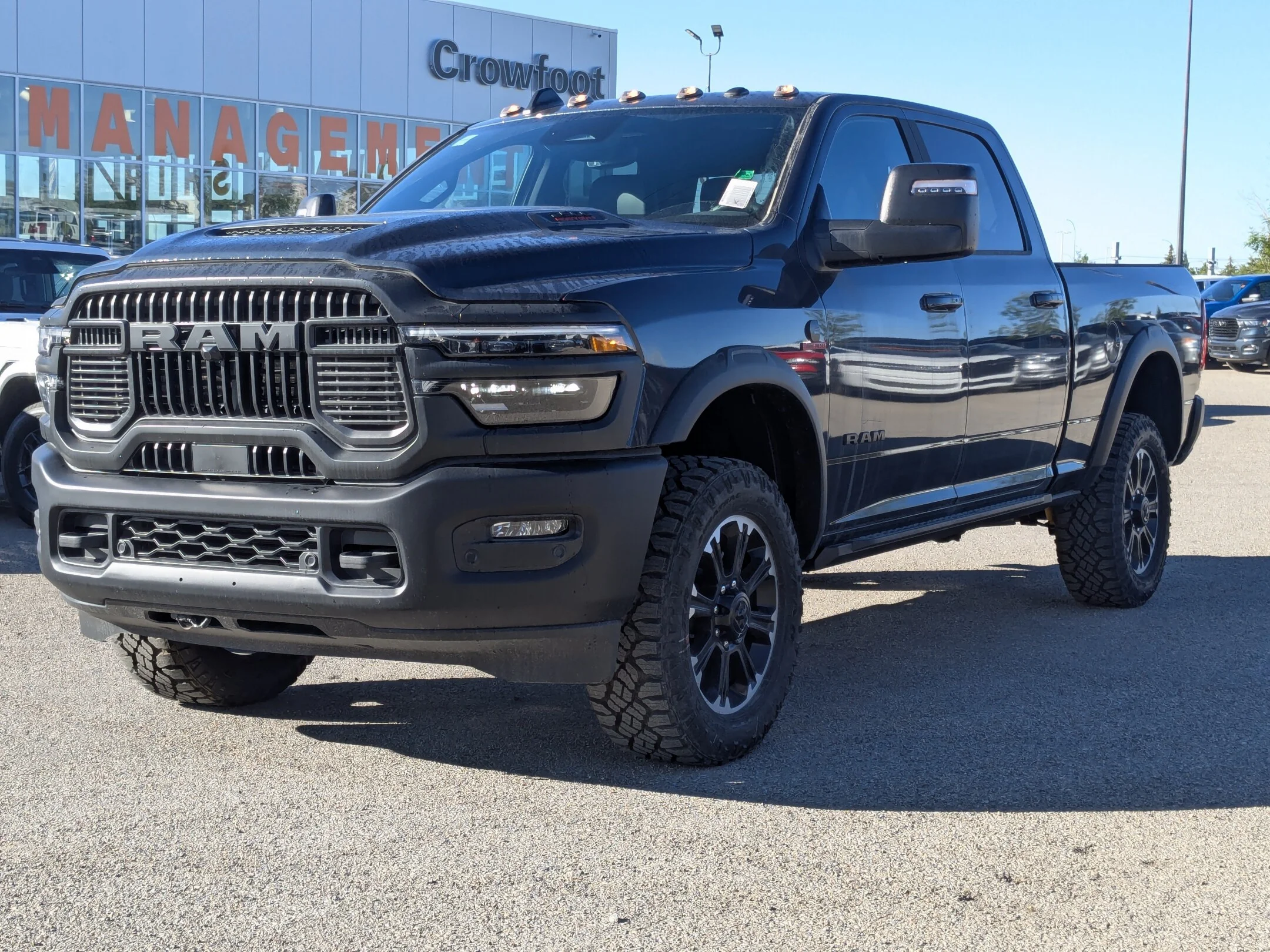 New 2026 Blue RAM Rebel - - Level 1 Grp - 5th Wheel/Gooseneck Prep - Ventilated Leather Seats - Alpine Audio & More! image 4