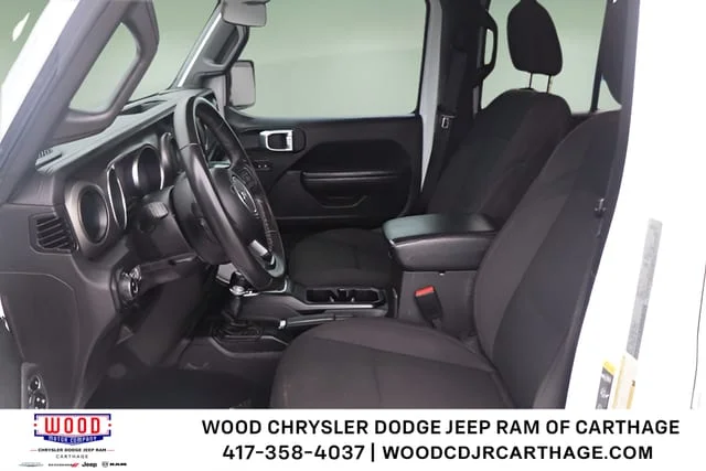 Used 2022 Bright White Clearcoat Jeep Sport image 13
