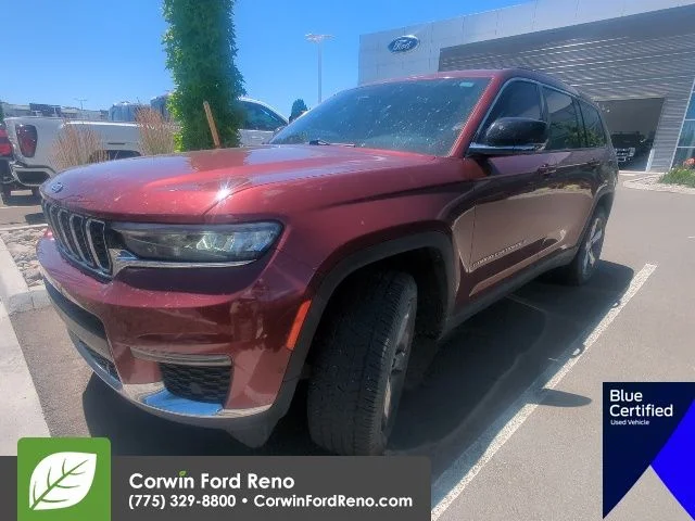 Used 2021 Velvet Red Pearlcoat Jeep Limited image 4