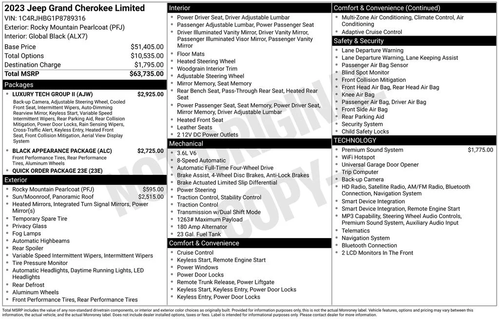 Certified Used 2023 Brown Jeep Limited image 6