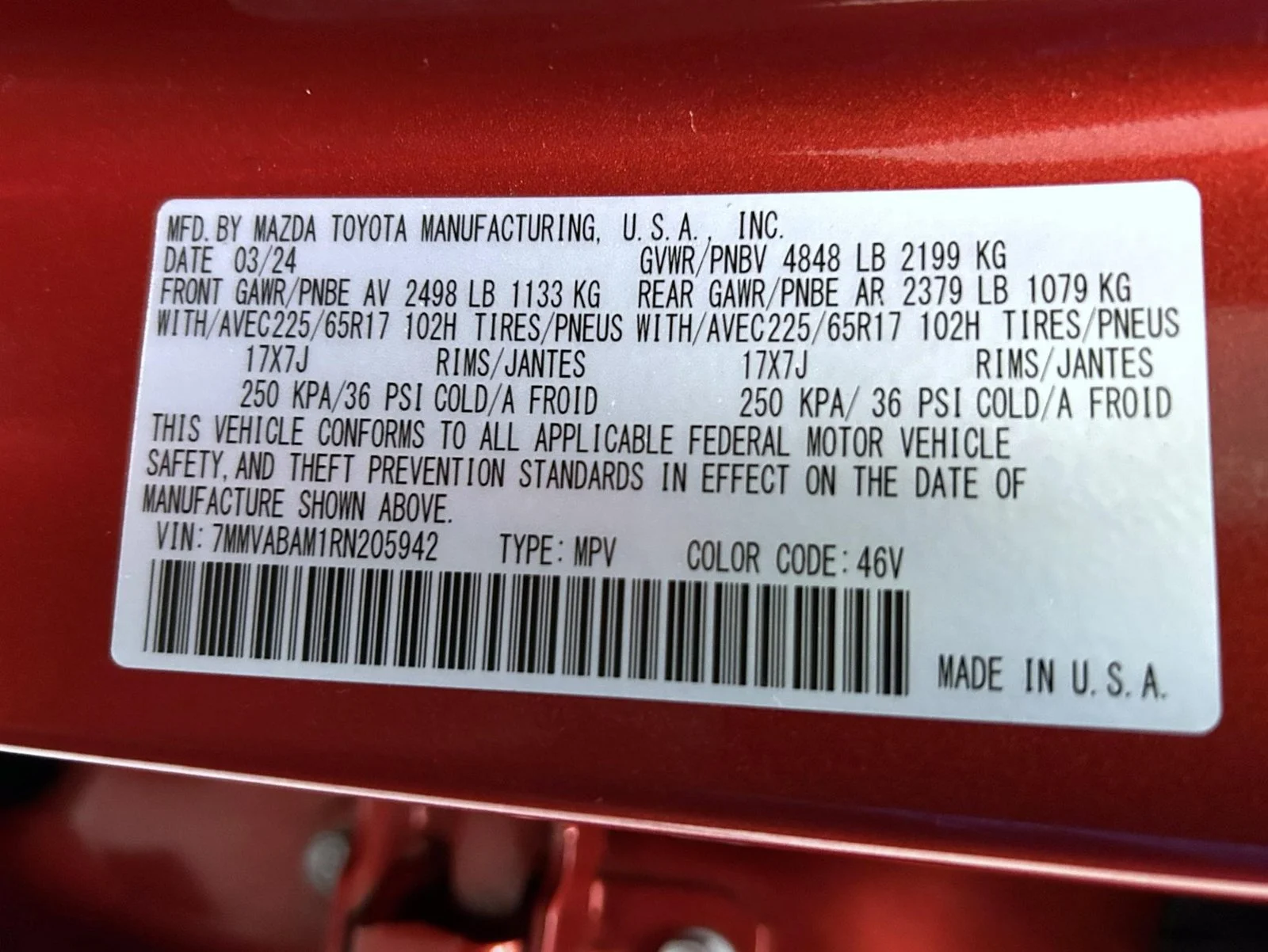 Certified Used 2024 Red Mazda 2.5 S Select Package image 25
