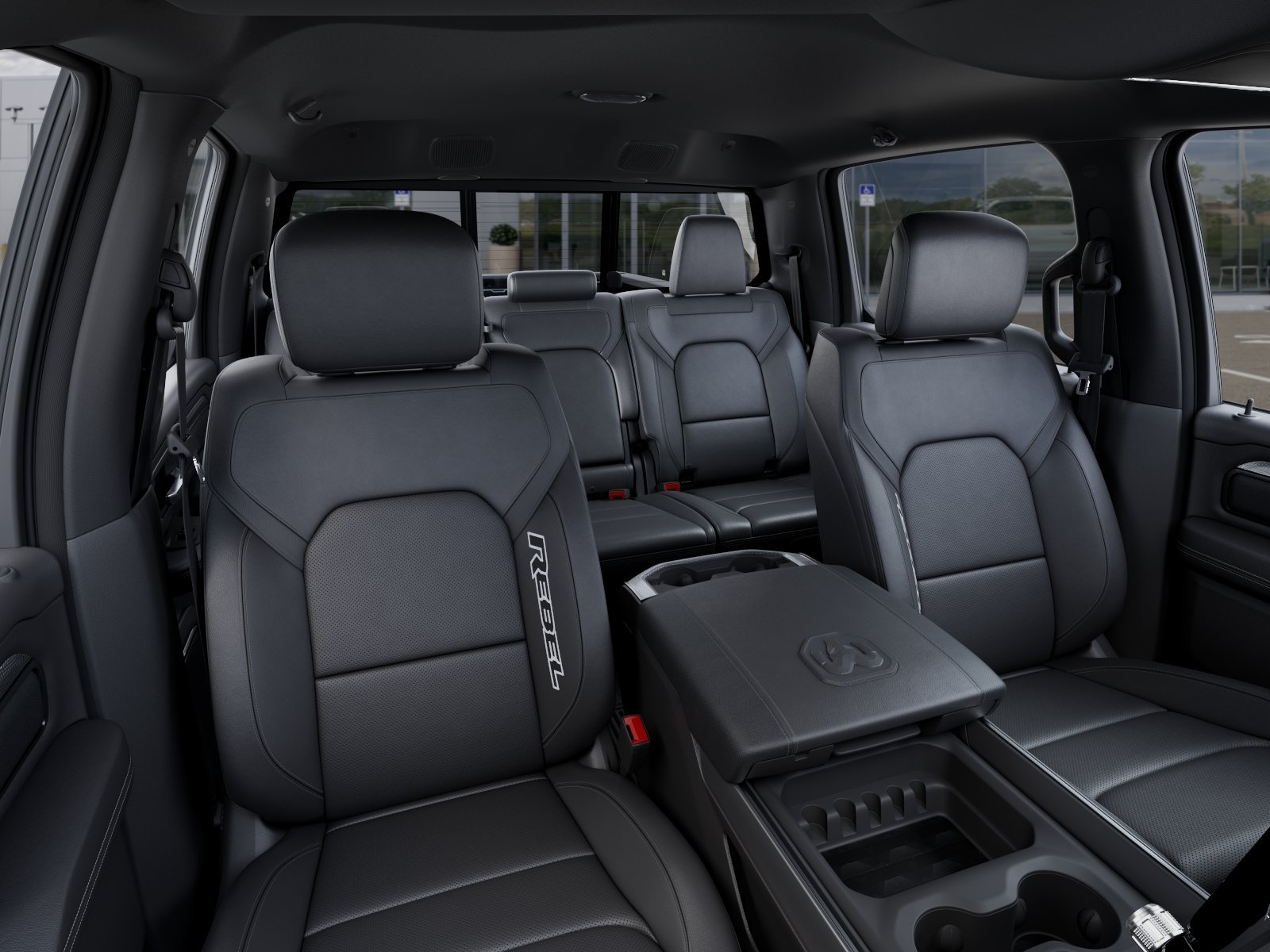New 2026 Diamond Black Crystal Pearl-Coat Exterior Paint RAM Rebel image 46