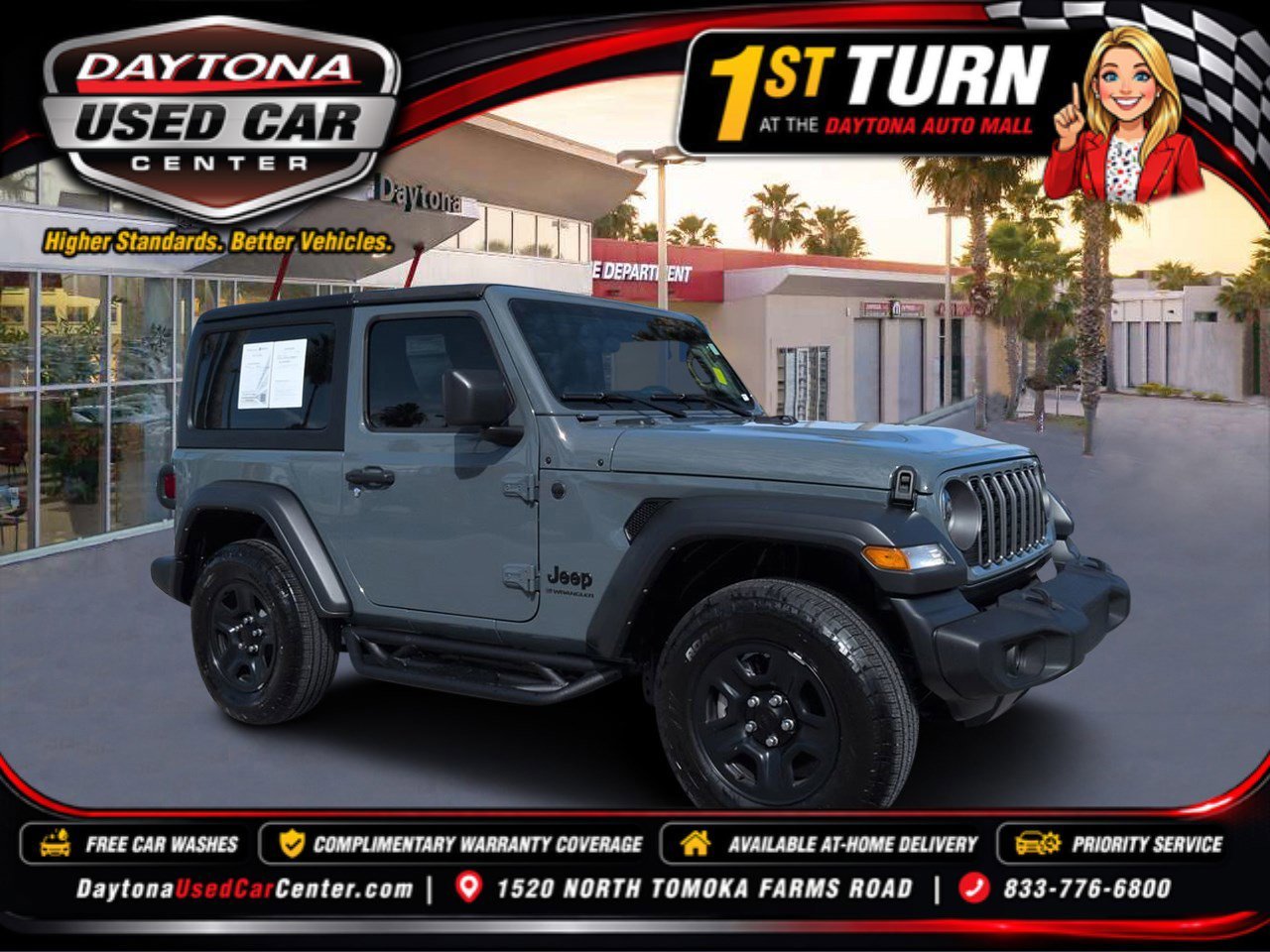 Certified Used 2025 Anvil Clear Coat Jeep Sport image 1