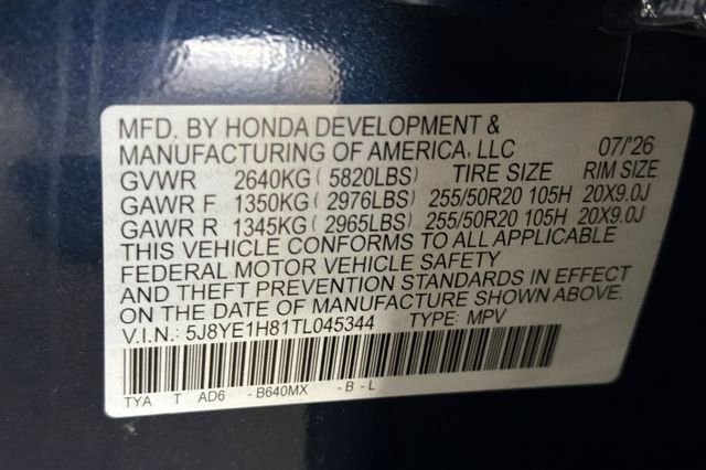 New 2026 Canyon River Blue Metallic Acura Advance Package image 23