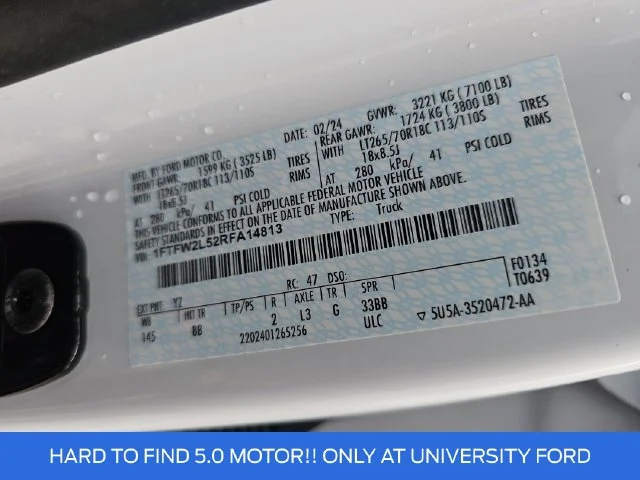 Used 2024 White Ford STX image 34