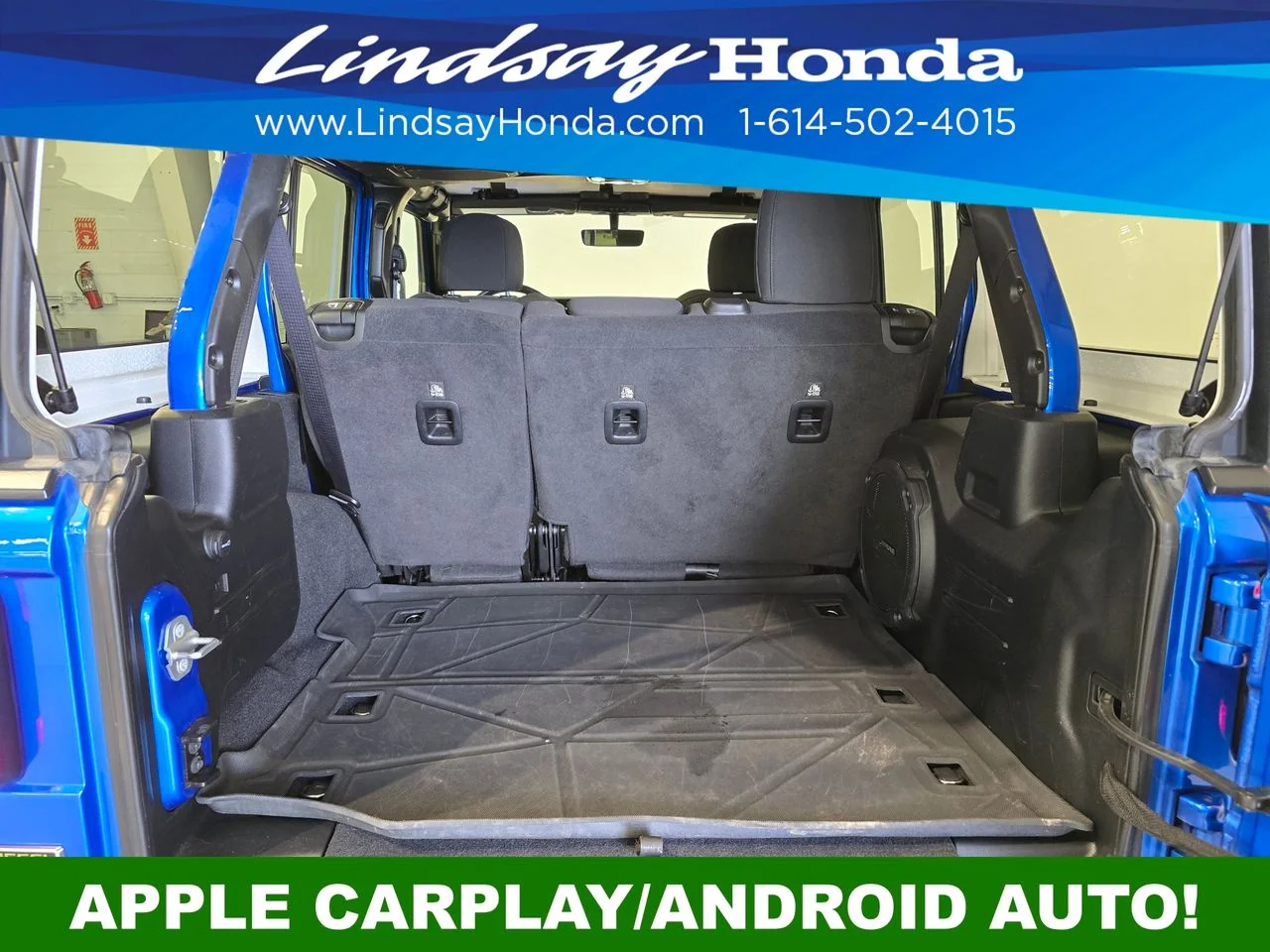 Used 2021 Hydro Blue Pearl Coat Jeep Unlimited Sport S image 8