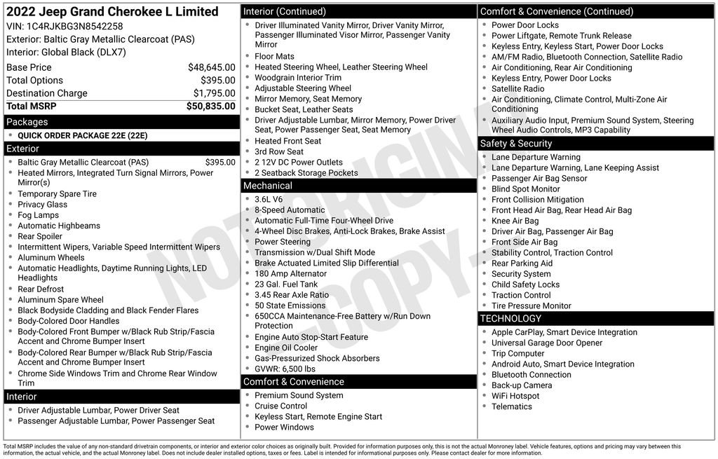 Used 2022 Gray Jeep Limited image 14