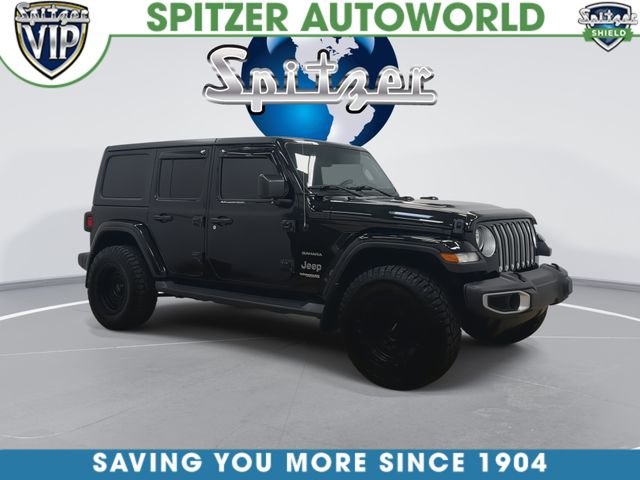 Used 2020 Black Jeep Unlimited Sahara image 10