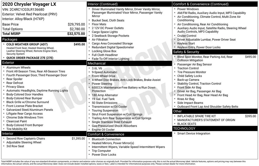 Used 2020 Red Chrysler LX image 17