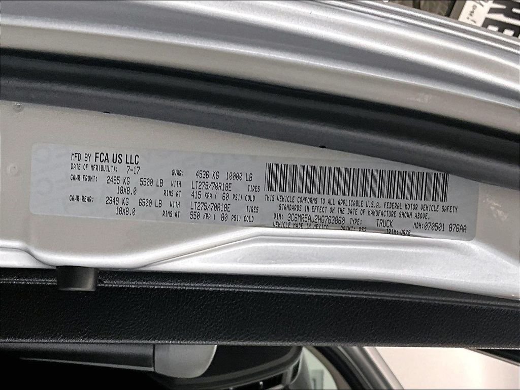 Used 2017 Bright Silver Clearcoat Metallic Ram Tradesman image 32