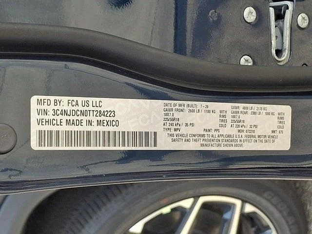 New 2026 Fathom Blue Pearl-Coat Exterior Paint Jeep Limited image 10