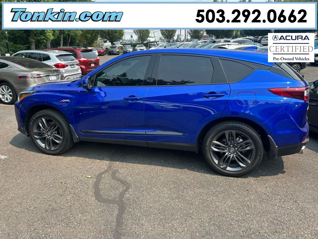 Certified Used 2023 Apex Blue Pearl Acura SH-AWD A-SPEC image 6