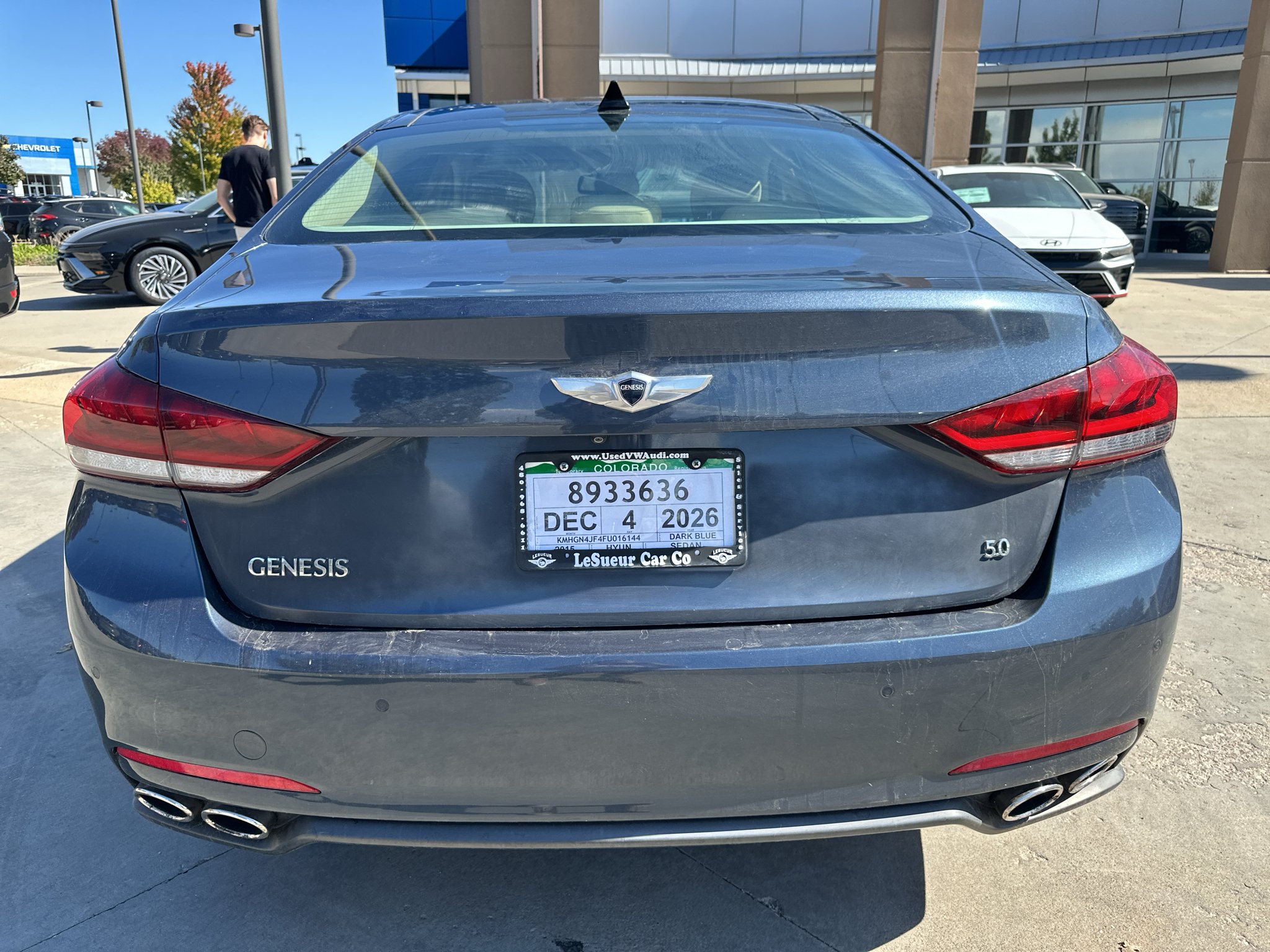 Used 2015 Blue Hyundai Base image 6