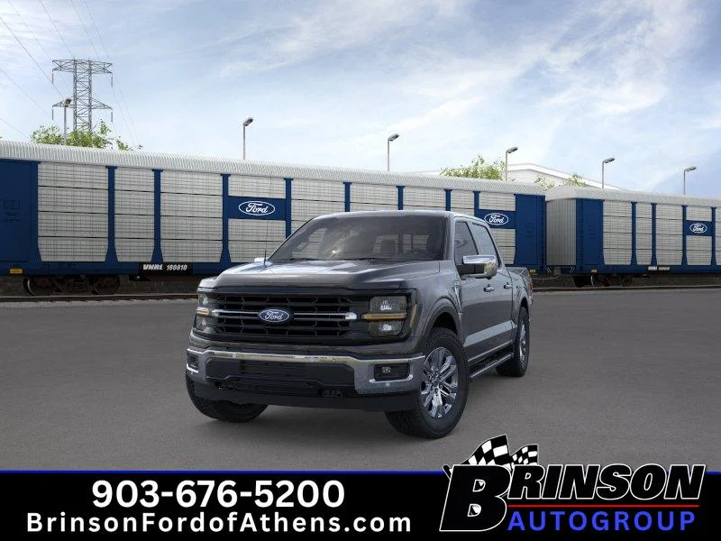 New 2026 Agate Black Metallic Ford XLT image 2