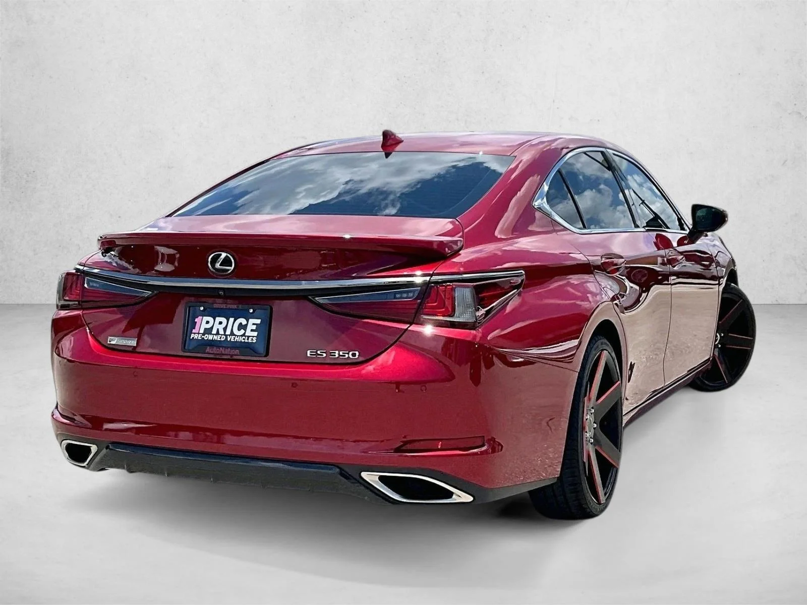 Used 2019 Red Lexus ES 350 F SPORT image 2