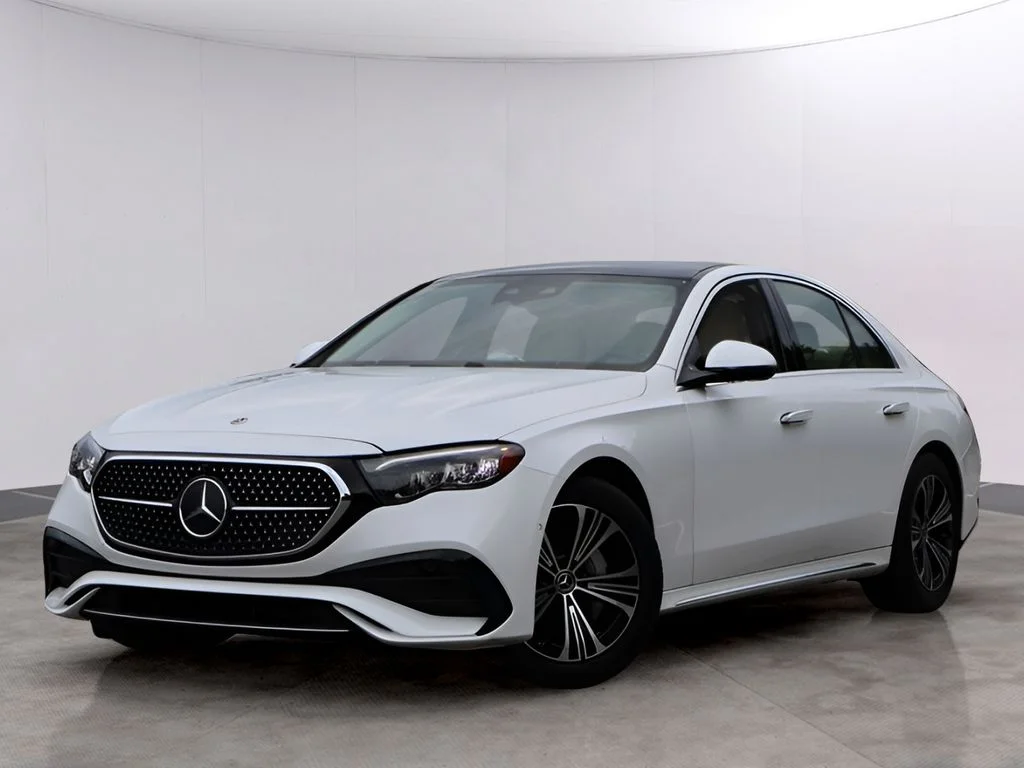 Certified Used 2026 MANUFAKTUR Moonlight White Metallic Mercedes-Benz E 350 image 1