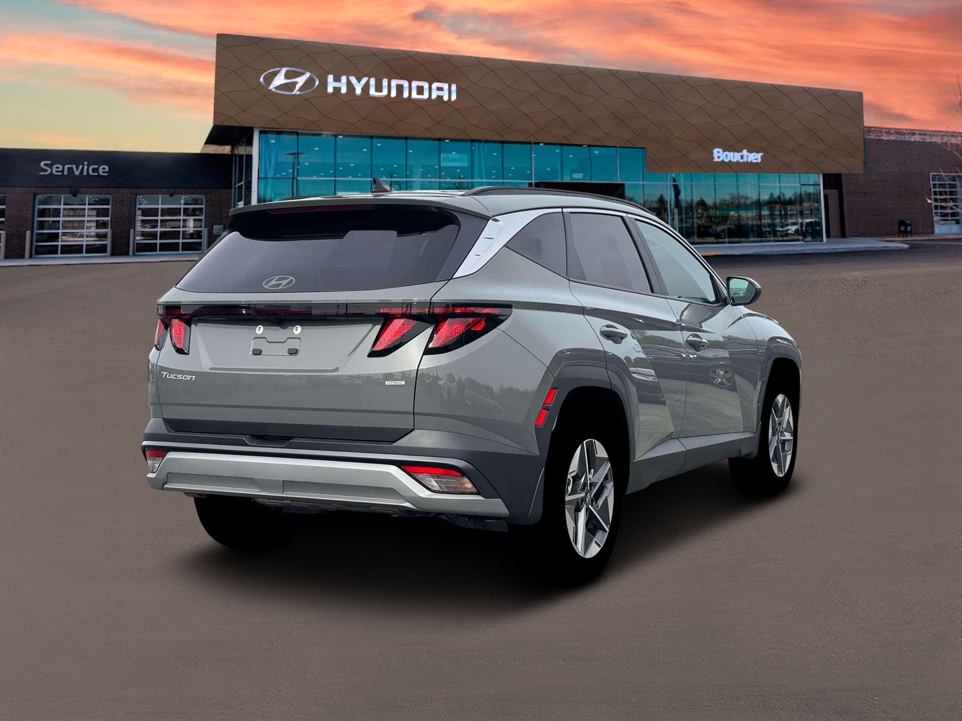 New 2026 Hampton Gray Hyundai SEL AWD image 7