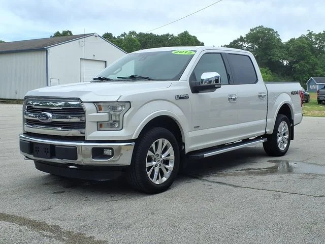 Used 2015 White Ford Lariat image 3