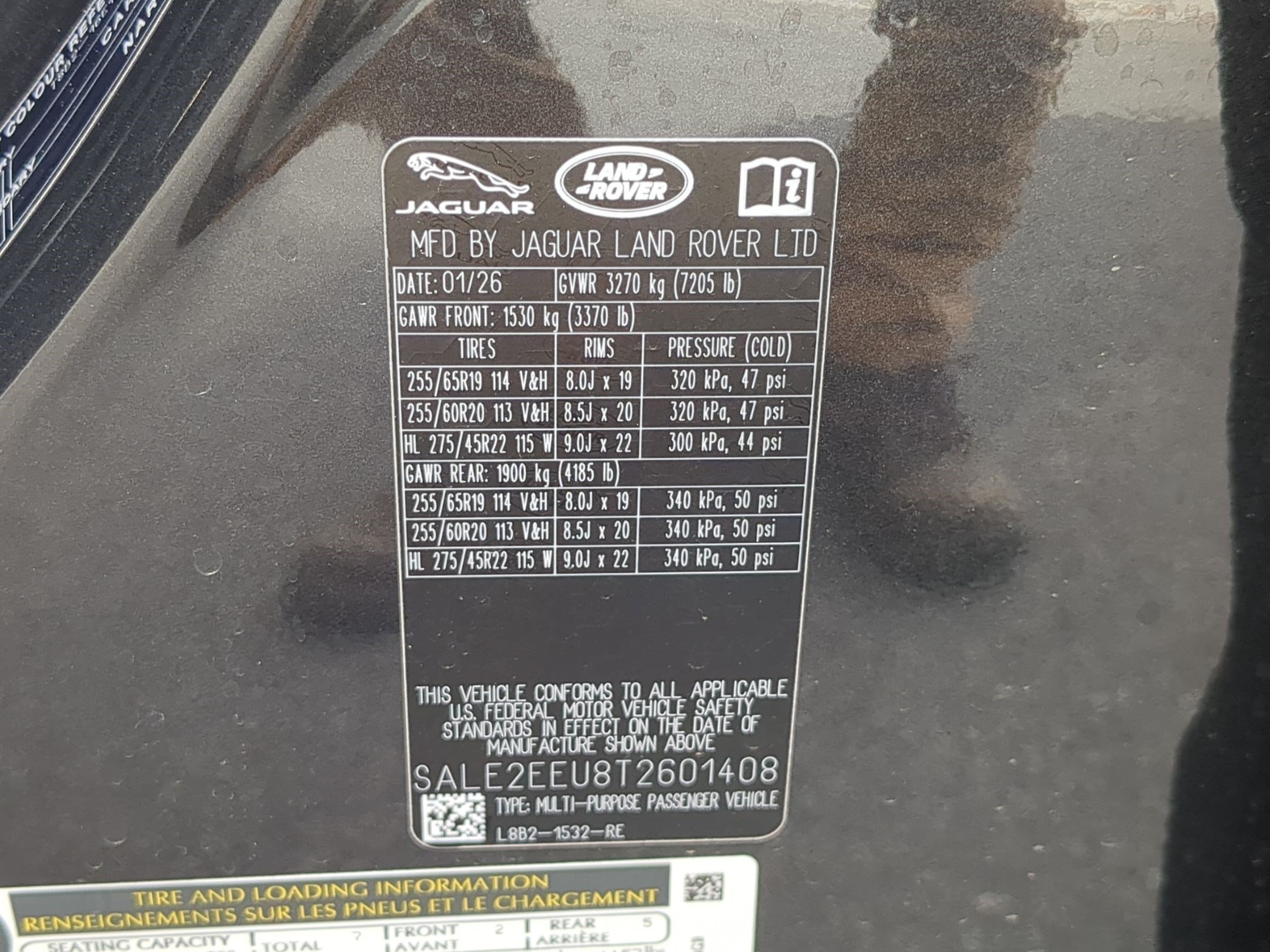 New 2026 Carpathian Grey Land Rover P400 X-Dynamic SE image 36