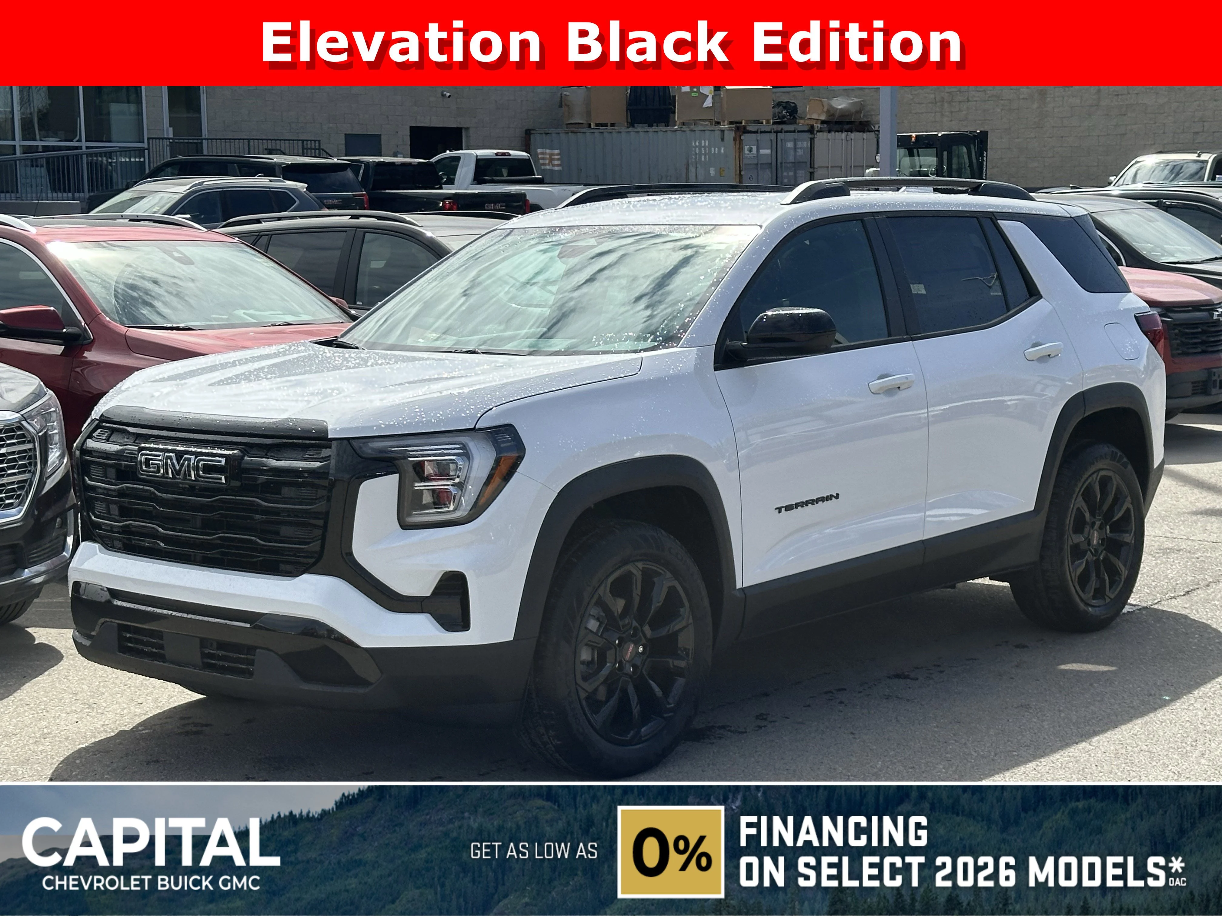 New 2026 Summit White GMC AWD Elevation image 1
