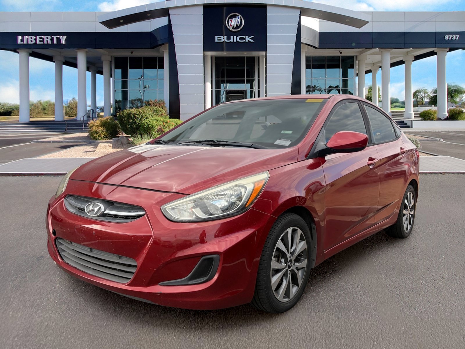 Used 2017 Red Hyundai Value Edition image 4